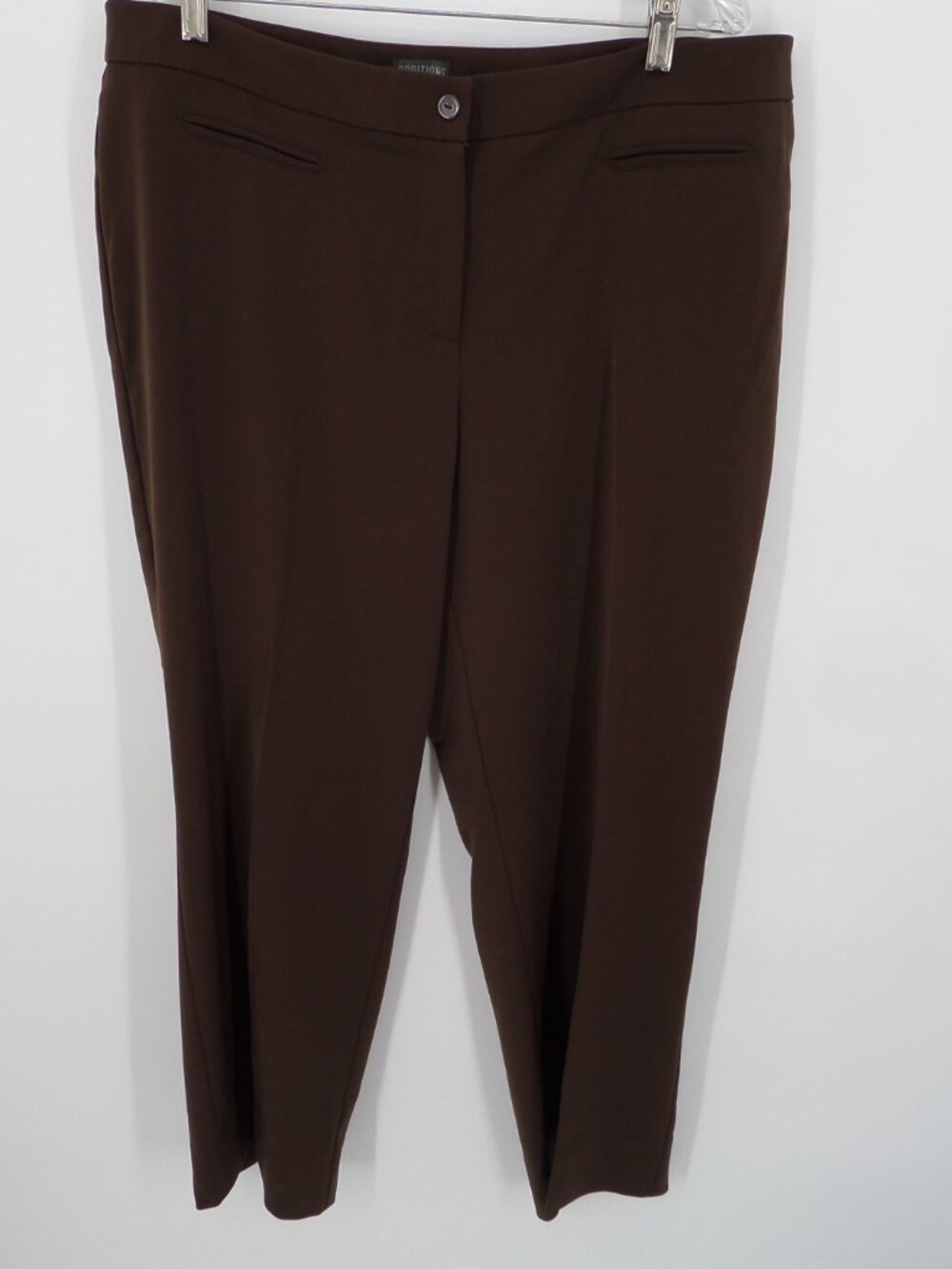 Chico's Additions Women's  Dark Brown Dress Pants Size 3  US 16